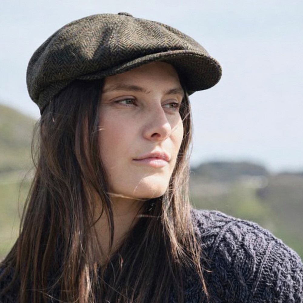 Irish Store Women’s Classic Irish Tweed Driving Cap